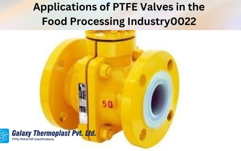 Applications of PTFE Valves in the Food Processing Industry