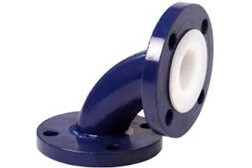 PTFE Lined 90 Degree Elbow