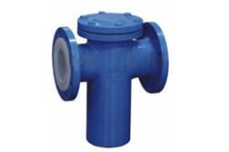 PTFE Lined Bucket Type Strainer PTFE Lined Bucket Type Strainer