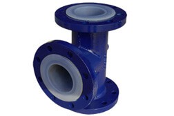 MS PFA Lined Equal Tee