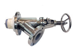 SS 316 PFA Lined Flush Bottom Valves