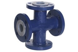 PTFE Lined Cross Tee