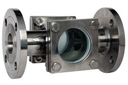 SS 304 PTFE Lined Window Sight Glass
