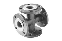 SS 316 PFA Lined Cross