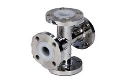 SS 304 PTFE Lined Equal Cross