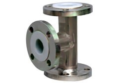 SS 304 PTFE Lined Equal Tee